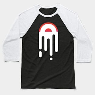 flat/vector abstract melting ball Baseball T-Shirt